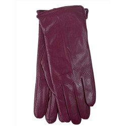 Женские перчатки из натуральной кожи, цвет бордовый