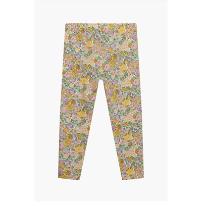 Trotters London Yellow Liberty Print Lemon Elysian Day Leggings