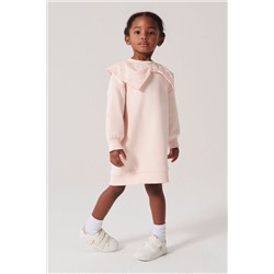 River Island Girls Pink Bow Sweat Dress