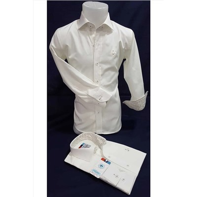 Новый сезон, хлопковая рубашка для мальчика с длинными рукавами и украшением Yeni-Louis-0038