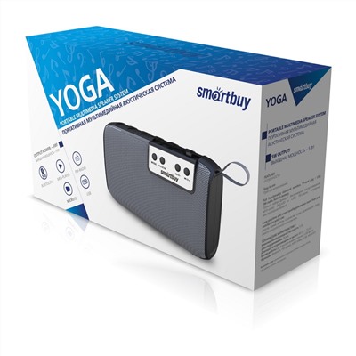 Акустическая система SmartBuy YOGA, 5Вт, Bluetooth, MP3, FM-радио, (SBS-5050) (черная)