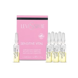 Комплекс для чувствительной кожи LeviSsime Sensitive Vital, рН 6,5-7,5, 6 шт по 3 мл