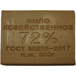 Мыло хозяйственное ММФ Темное, 72%, 300 г