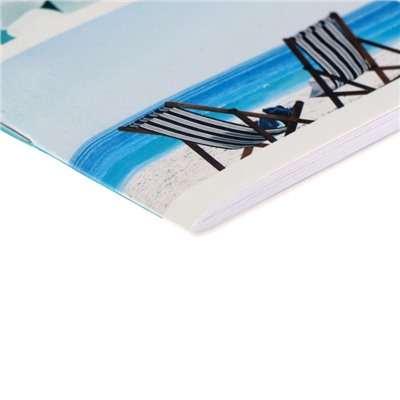 Альбом для рисования А4, 40 листов на скрепке "Морской микс", обложка мелованный картон, внутренний блок офсет 100 г/м²