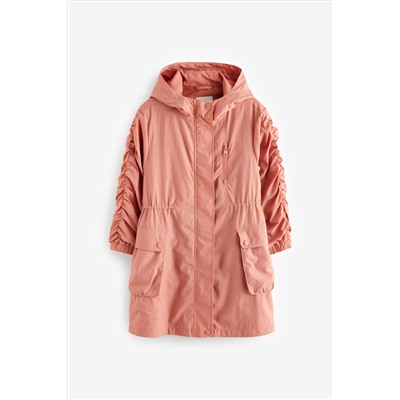 Clay Shower Resistant Rouched Sleeve Cagoule (3-16yrs)