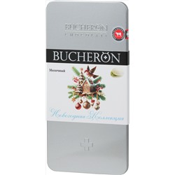 BUCHERON. Новый год. Новогодний (молочный с фисташкой) 100 гр. жест.банка (Уцененная)