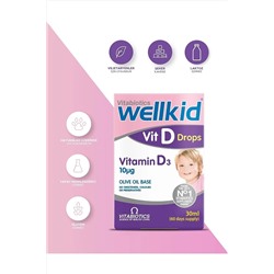 Vitabiotics Wellkid Vit D 400 капли детям