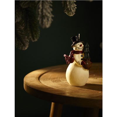 Свеча декоративная Festive snowman из коллекции New Year Essential, 15 см