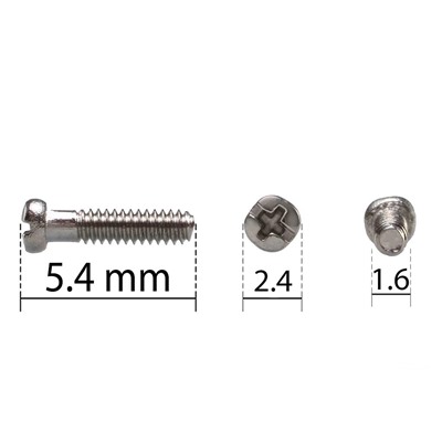 Винты 1,6 / 5,4мм / 90 шт - 1уп.