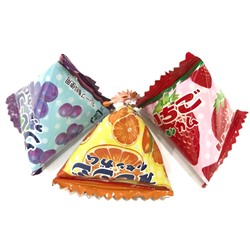 Жевательные резинки фруктовые ассорти MARUKAWA шарики 1 шт треугольник