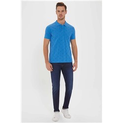 Мужская футболка с воротником-поло Pool Pique A.Blue 192 LCM 242039