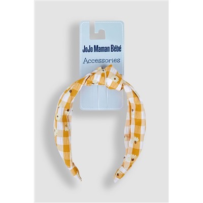 JoJo Maman Bébé Floral Gingham Headband