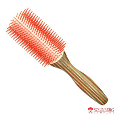 Щетка массажная Salon Professional 1168Z "Color Stripes"