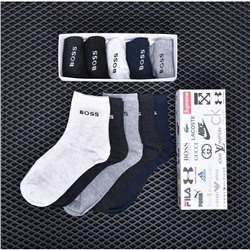 Подарочный набор мужских носков Boss р-р 42-48 (5 пар) арт 3814