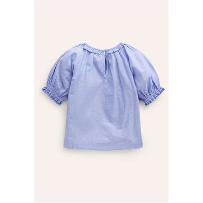 Boden Embroidered Woven Top