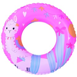 Надувной круг для плавания Jilong "Альпака" (50 см, розовый)