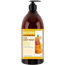 Гель для душа NATURIA с ароматом мёда и лилии - Pure Body Wash (Honey & White Lily), 750 мл