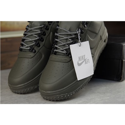 Найк Lunar Force 1 Duckboot Low ‘Sequoia’ из натуральной кожи