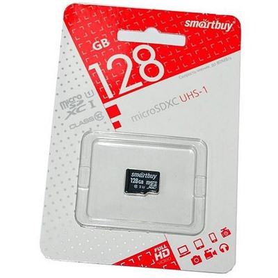 Micro SDHC карта памяти 16ГБ SmartBuy Class 10 UHS-I