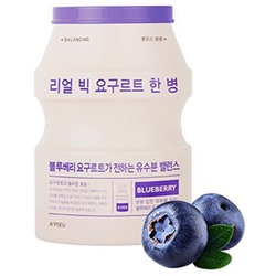 #A'PIEU Йогуртовая маска для лица с экстрактом голубики Real Big Yogurt One-Bottle Blueberry 8809530054307