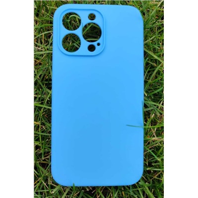 Чехол Silicone Cese на iPhone X (Blue) без логотипа