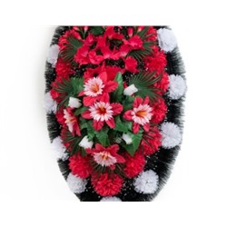 Искусственные цветы, Венок"Фиона" (100 см) для проведения обряда похорон (1010237)