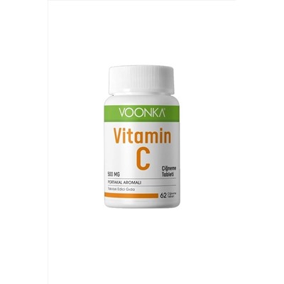 Voonka Витамин С 500 мг 62 жевательные таблетки