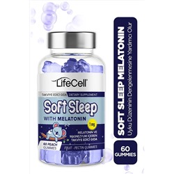 Lifecell Soft Sleep - 60 жевательных таблеток Мягкая добавка мелатонина LIFE 17