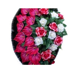 Искусственные цветы, Венок ритуальный "Дионис" для проведения обряда похорон (1010237)