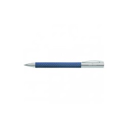 Ручка шариковая Faber-Castell "Ambition OpArt Deep Water" черная, 1,0мм, поворот., корпус глубокий синий, инд. упаковка