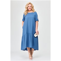Платье Novella Sharm 3730-4-4-с-Р сине-голубой