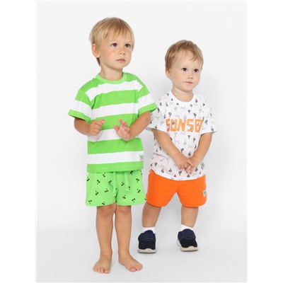 CSBB 90260-21-416 Комплект для мальчика (футболка, шорты),экрю