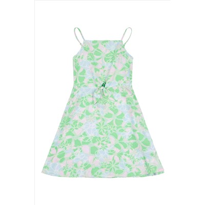 Jack Wills Mini Girls Green Tie Strap Dress