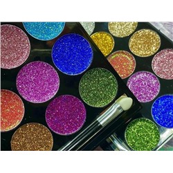 Gel Glitter Eyeshadow от DoDo Girl💥 Палетка глитеров (блестки на гелевой основе) состоят из 15 цветов, можно использовать в качестве теней или как декор на всем лице. Качество 🔥