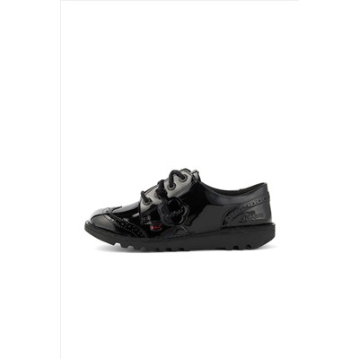 Kickers Kick Lo Black Brogues