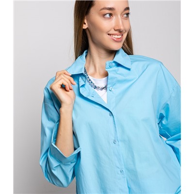 Рубашка #КТ3160 (8), голубой