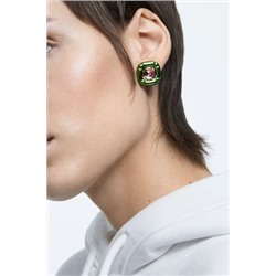 Pendientes con cristales Swarovski Dulcis - Verde y rosa