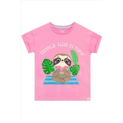 Harry Bear Pink Sloth Short Pyjamas