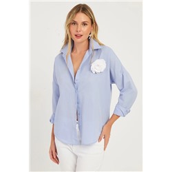 Женская рубашка с аксессуарами Blue Rose SF2540