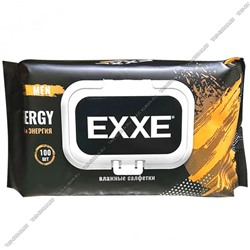 Влажные салфетки 100шт,с крышкой "EXXE MAN" (12)
