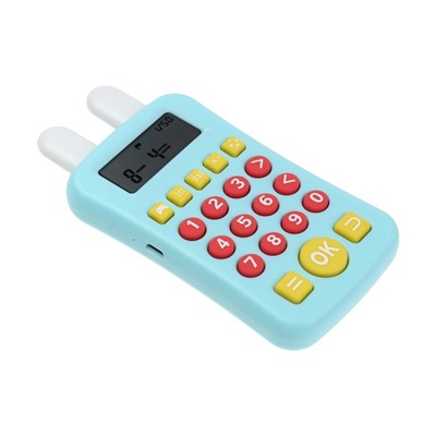 Интерактивный калькулятор детский Windigo, для изучения счёта, голубой