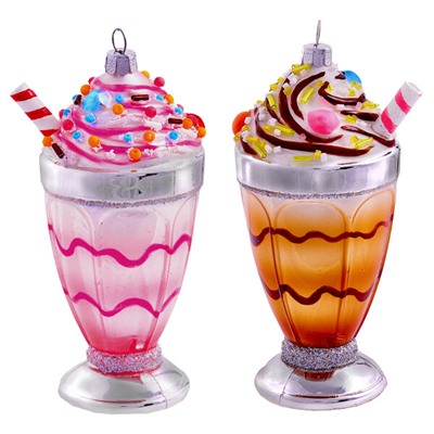 Коктейль "Мороженое", ЦЕНА за 1 ШТ (стекло) 7х5,7х13,5 см