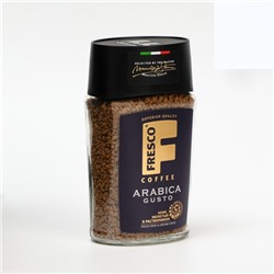 Кофе FRESCO Arabica Gusto, сублимированный, с добавлением молотого, 95г