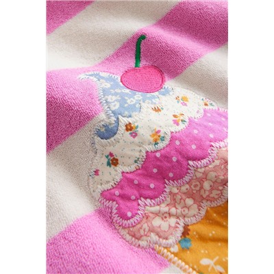 Boden Appliqué Towelling Throw-On