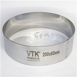 Форма кольцо диаметр 200 мм высота 60 мм VTK Products