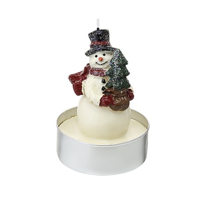 Набор декоративных свечей Festive snowman из коллекции New Year Essential, 6 шт.