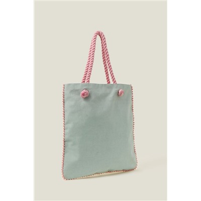 Accessorize Girls Blue Mermaid Shopper Bag