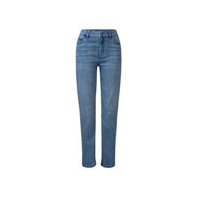 esmara® Damen Jeans, Straight Fit, mit normaler Leibhöhe