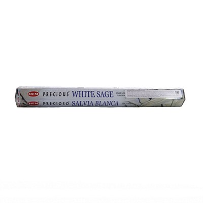 Благовония HEM Precious WHITE SAGE Белый шалфей уп-6шт