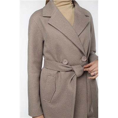01-11221 Пальто женское демисезонное (пояс)